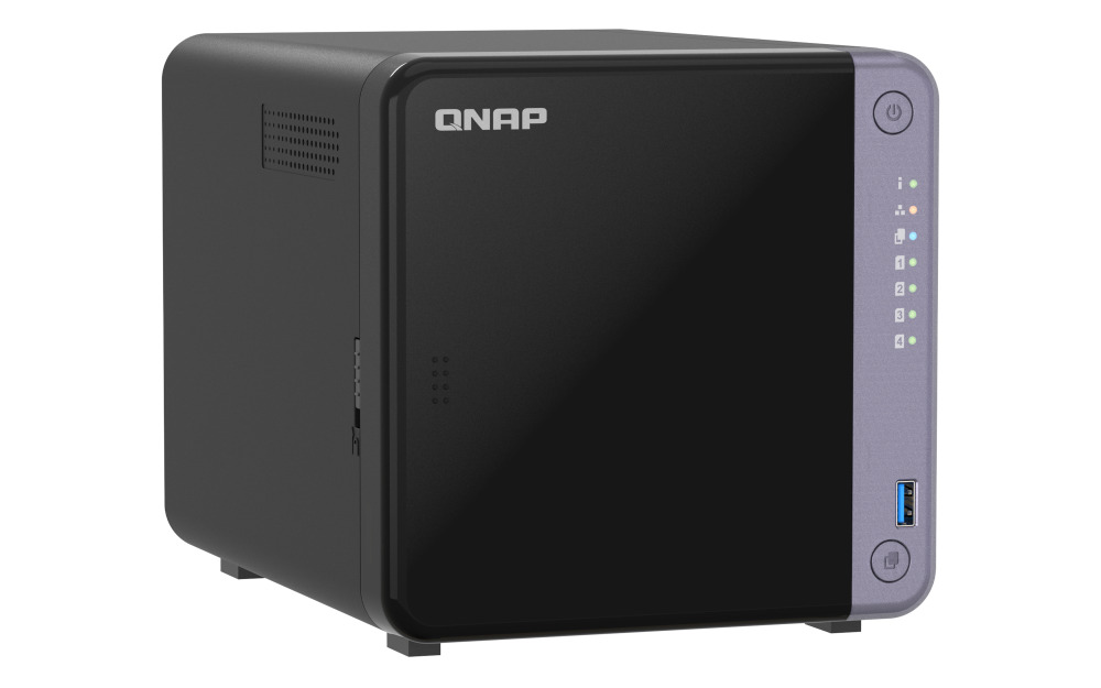 NAS 4 BAHIAS ARM 4 NUCLEOS 4 GB DE RAM QNAP-(TS-432X-4G-US)