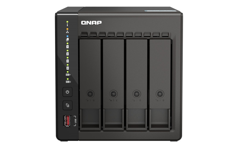 QNAP NAS TORRE ALTO RENDIMIENTO DE 4 BAHIAS (TS-453E-8G-US)