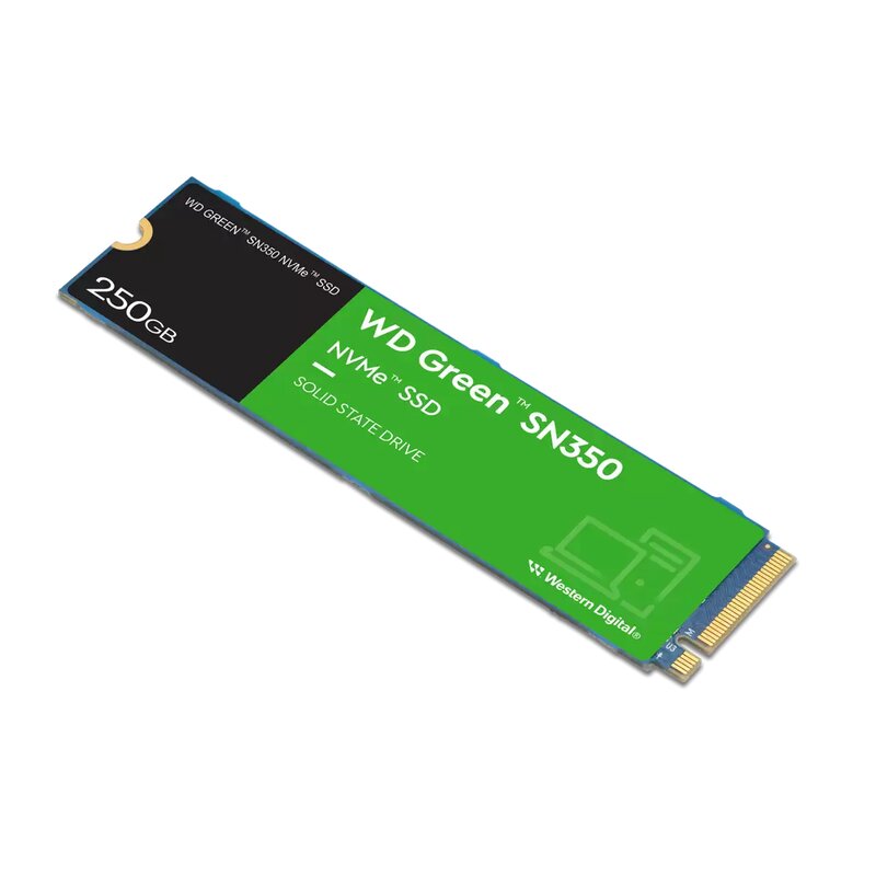 UNIDAD SSD M.2 WD SN350 250GB WDS250G2G0C GREEN PCIE NVME