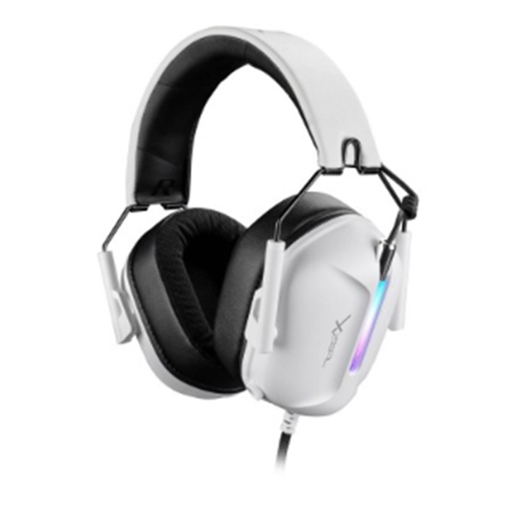 DIADEMA GAMER XZEAL ALAMBRICA RGB BLANCO (XZHSALRGB1W)