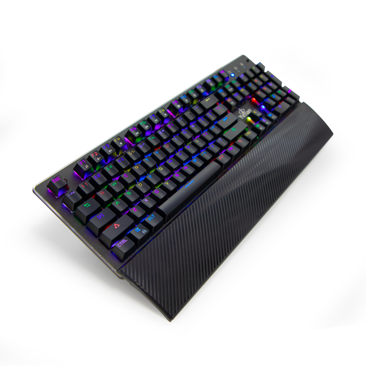 (ED) TECLADO GAMER YEYIAN YAT1803 FLARE SERIE 2000 MECANIC SWITCH ROJO RGB