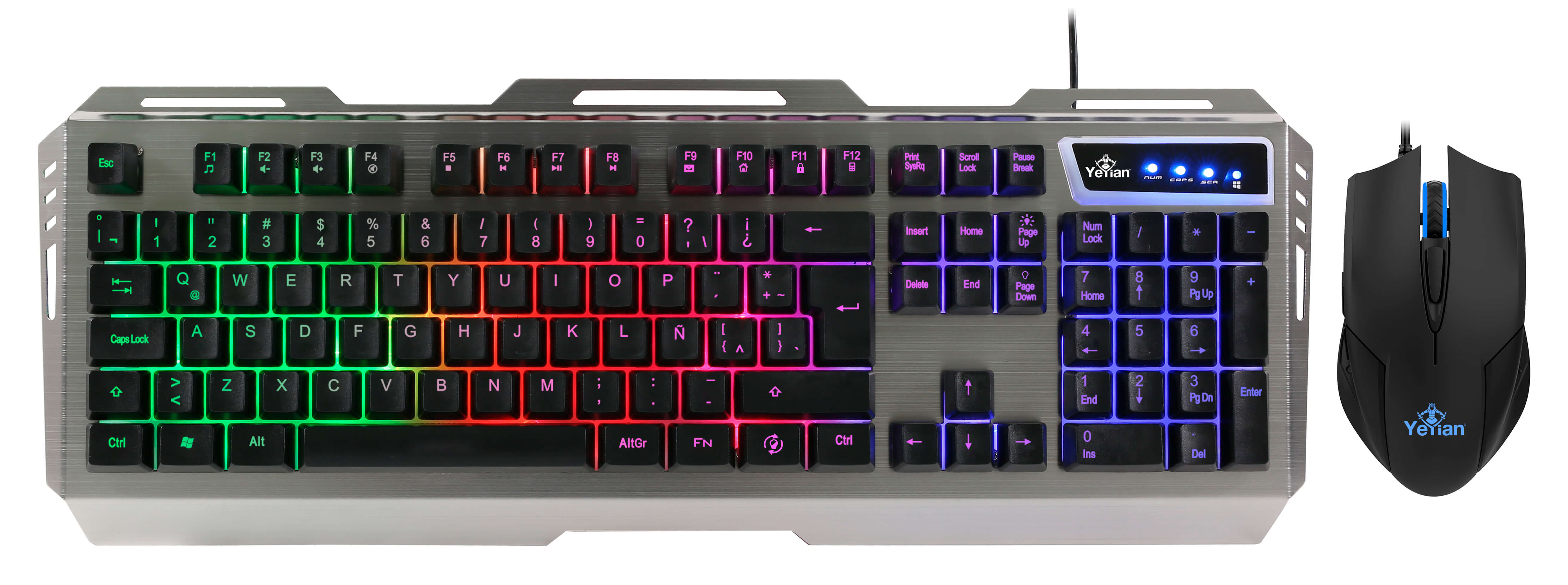 Yeyian Keyboard and Mouse Gaming Kit Phoenix Series 3000 - SKU: YKP-20706