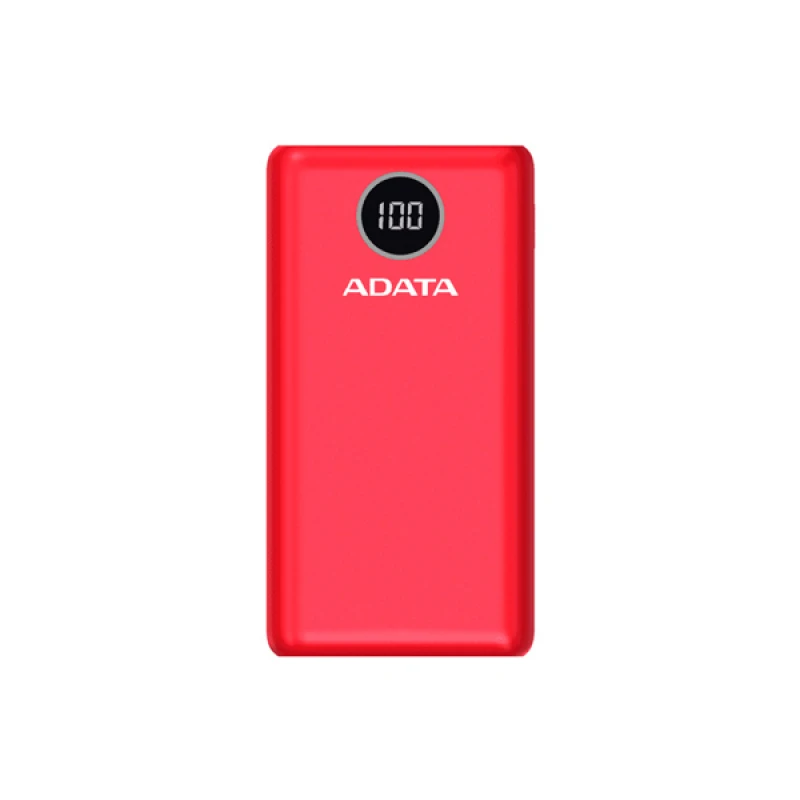 CARGADOR PORTATIL DIG ADATA P20000QCD TIPO C ROJO (AP20000QCD-DGT-CRD)