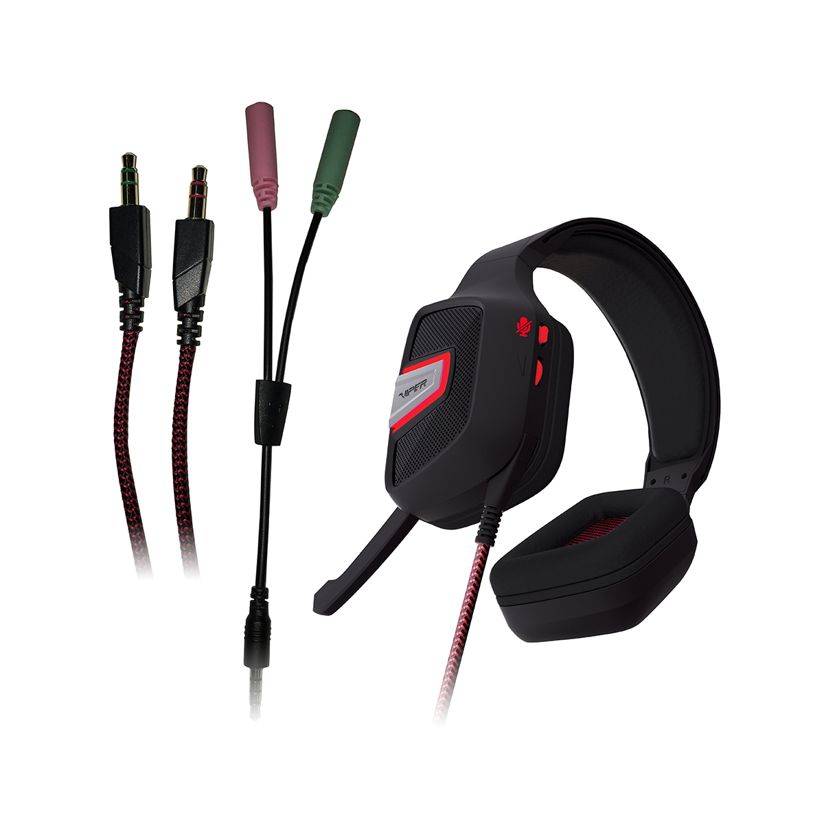 DIADEMA GAMER PATRIOT VIPER V330 ESTEREO INTERFAZ 3.5MM (PV3302JMK)