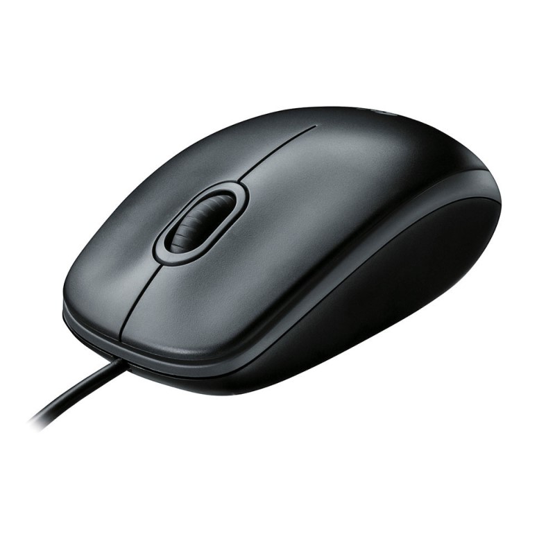 MOUSE LOGITECH M100 OPTICO USB PLUG & PLAY 1,000DPI BLACK (910-001601)