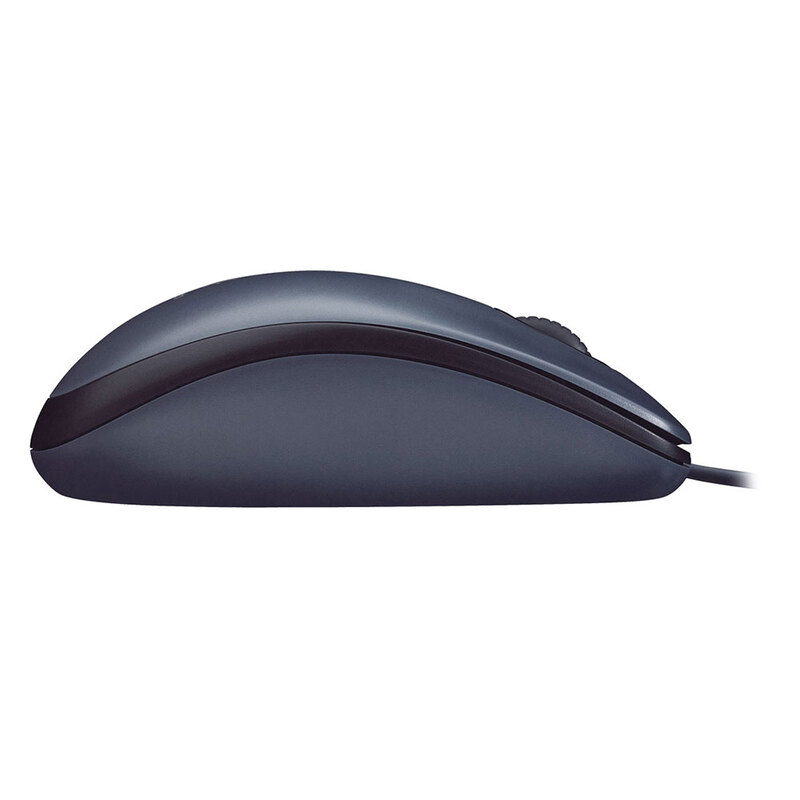 MOUSE LOGITECH M90 OPTICO USB 1,000 DPI BLACK (910-004053)