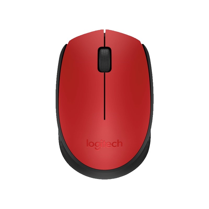 MOUSE LOGITECH M170 OPTICO USB PLUG & PLAY 1,000 DPI RED (910-004941)