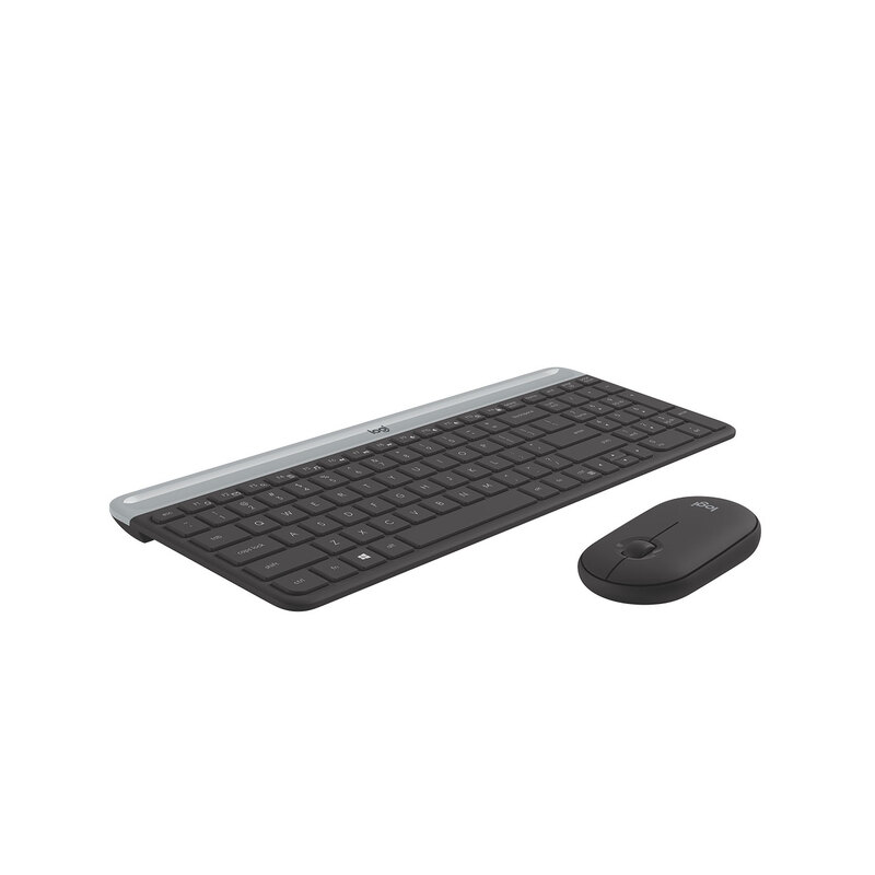 KIT LOGITECH MK470 SLIM TECLADO/MOUSE USB PLUG&P GRAPHITE (920-009266)