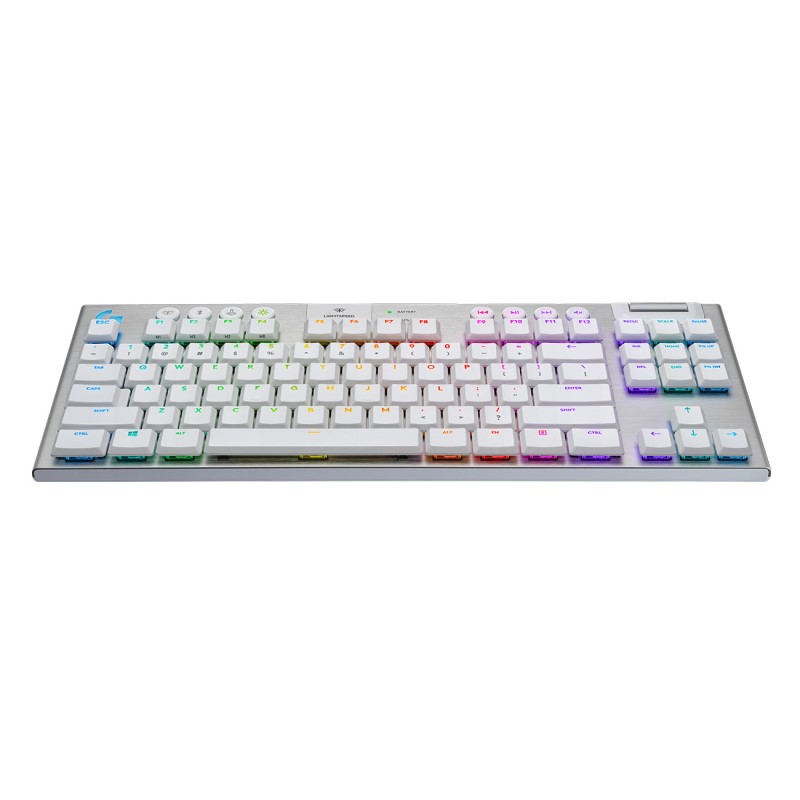 TECLADO LOGITECH G915 TKL LIGHTSPEED USB BT RGB WHITE (920-009660)