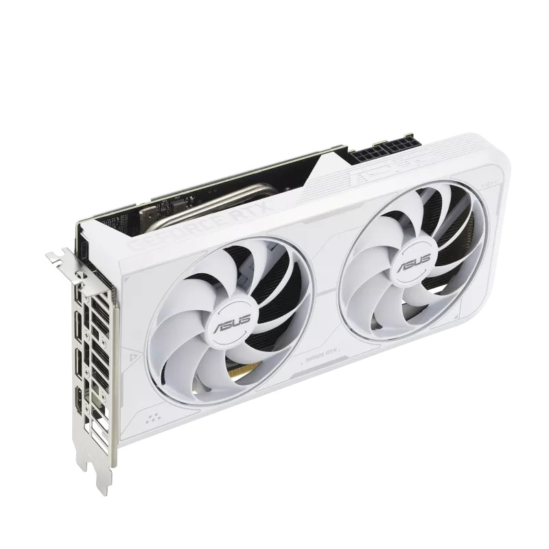 TARJETA DE VIDEO ASUS DUAL-RTX3060TI-O8GD6X-WHITE OC 8GB GDDR6X HDMI