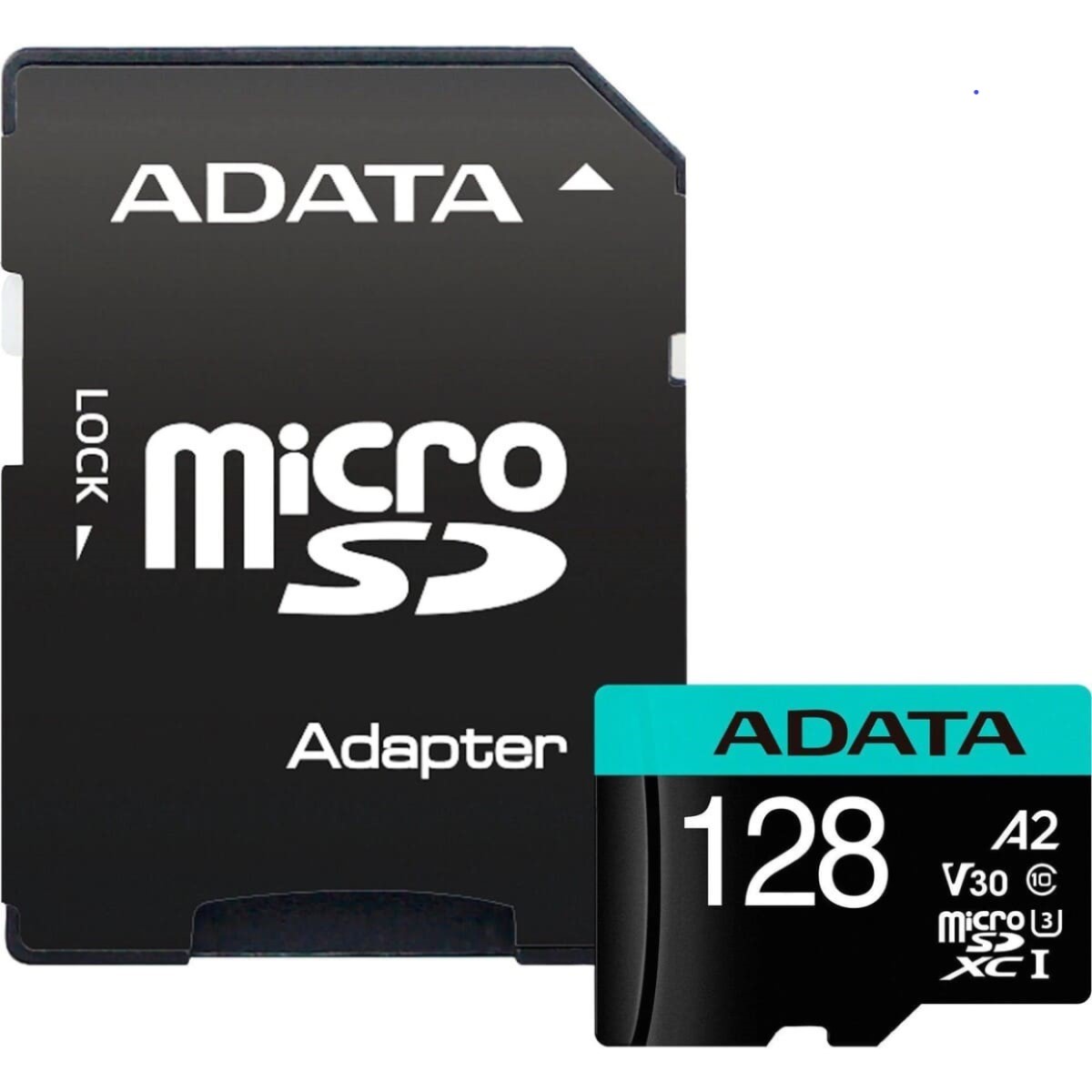 MEM MICROSDXC ADATA 128GB UHS-I U3 V30S A2 C/A AUSDX128GUI3V30SA2-RA1