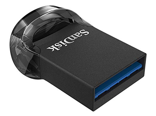 MEMORIA FLASH SANDISK ULTRA FIT 64GB NEGRO USB 3.1 (SDCZ430-064G-G46)