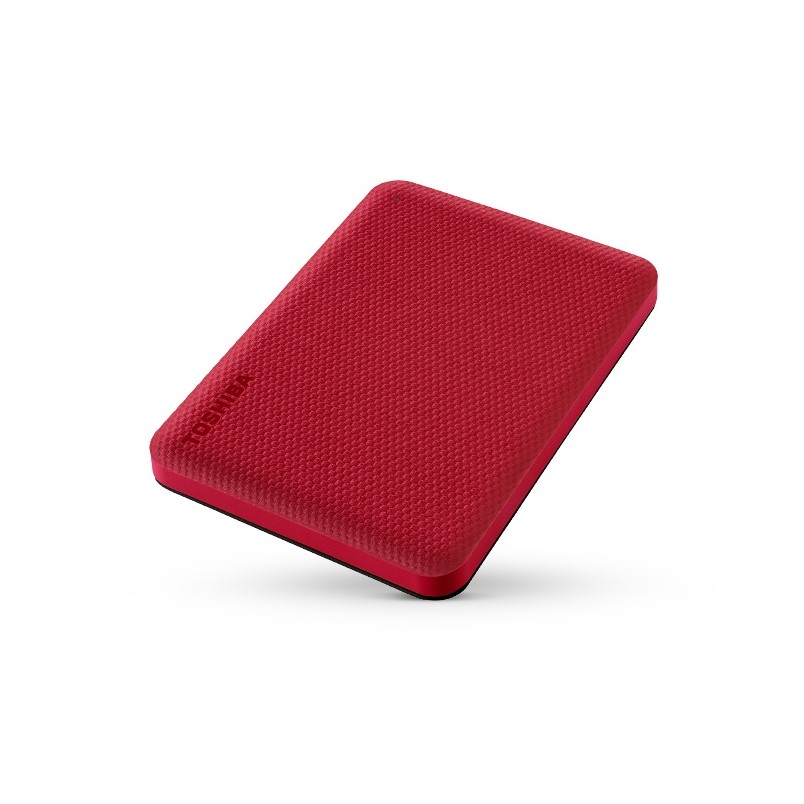 DISCO DURO EXTERNO TOSHIBA 1TB USB 3.2 CANVIO ADVANCE V10 ROJO (HDTCA10XR3AA)