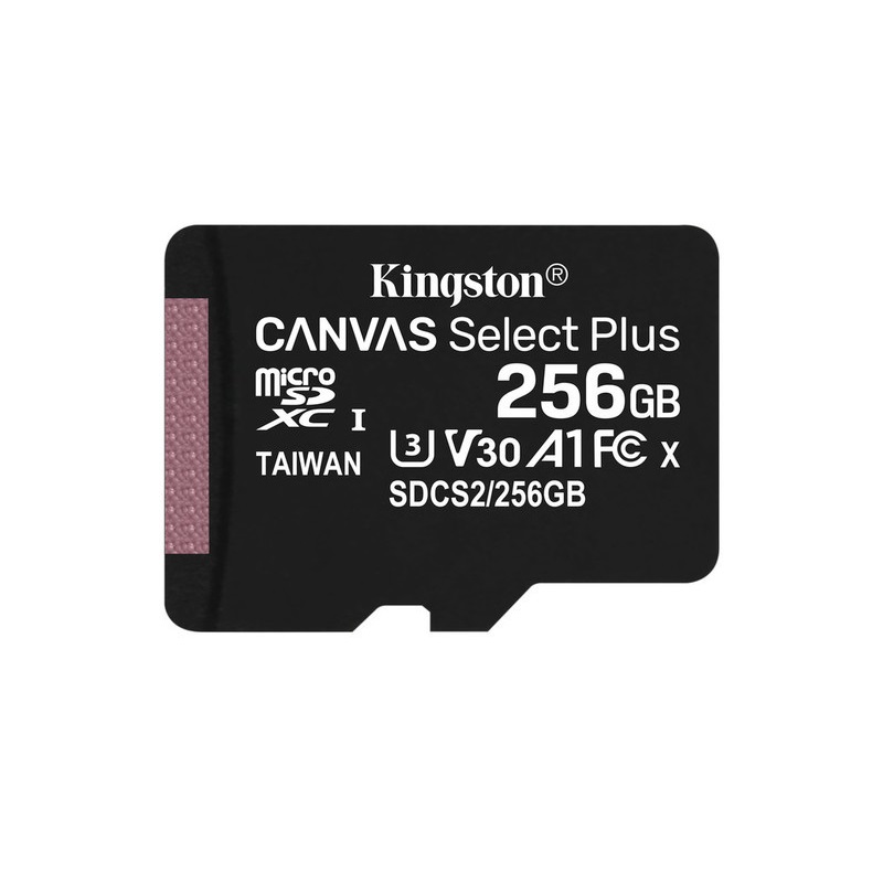 MEMORIA MICRO SDXC 100R A1 CL10 KINGSTON 256 GB (SDCS2/256GB)