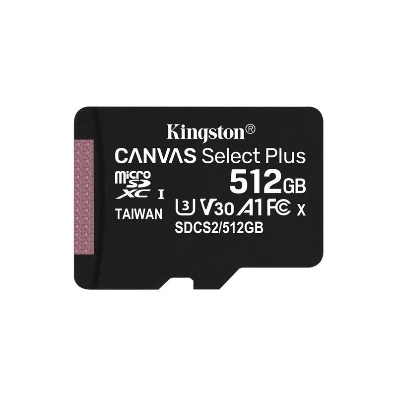 MEMORIA MICRO SDXC 100R A1 CL10 KINGSTON 512 GB (SDCS2/512GB)