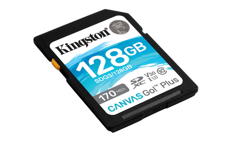 MEMORIA KINGSTON SDXC CANVAS GO! PLUS 170RC10 UHS-I U3 V30(SDG3/128GB)