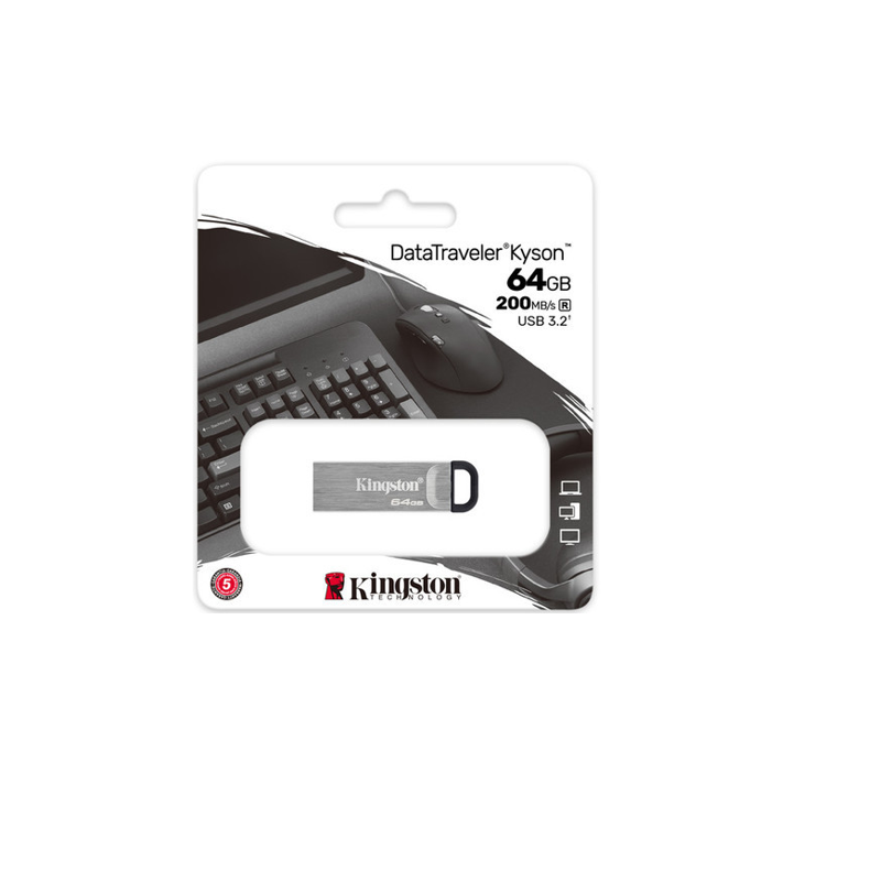 MEMORIA FLASH KINGSTON 64GB GEN 3.2 GEN 1 METALICA (DTKN/64GB)