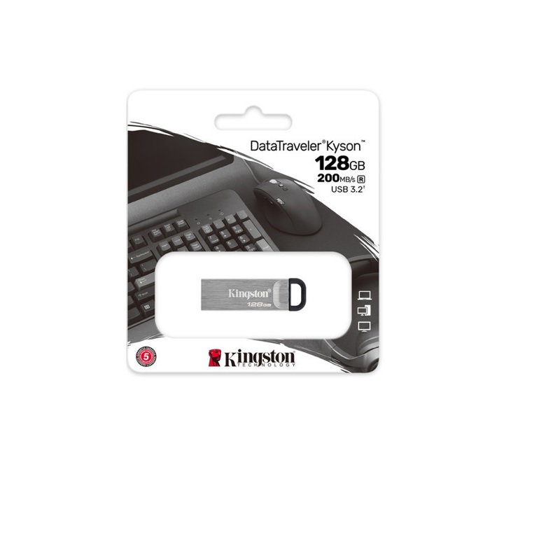 MEMORIA FLASH KINGSTON 128GB GEN 3.2 GEN 1 METALICA (DTKN/128GB)