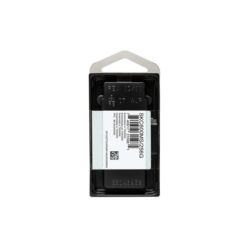 UNIDAD SSD KINGSTON SKC600 MSATA 256GB SATA 3 550R/500W(SKC600MS/256G)