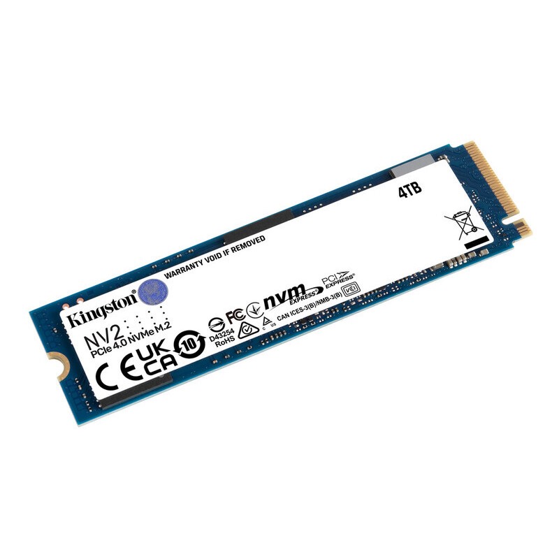 UNIDAD SSD KINGSTON NV2 4TB M.2 2280 NVMe 3500MB/s(SNV2S/4000G)