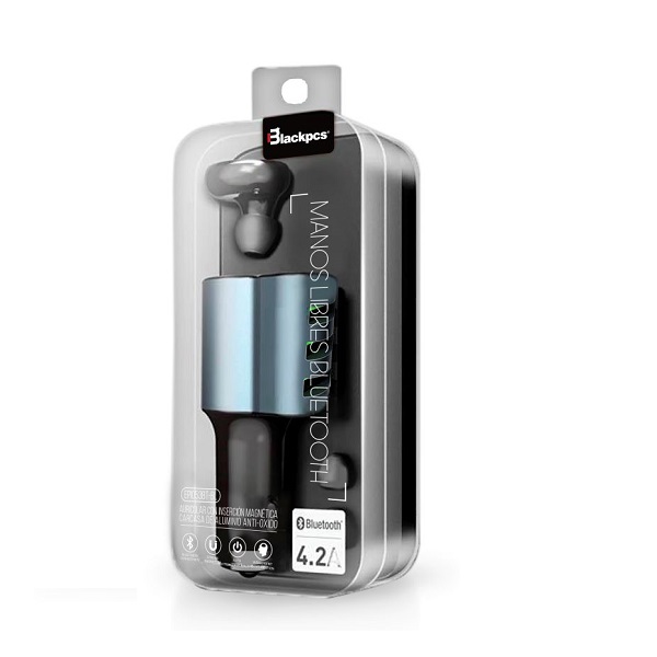 CAR CHARGER BLACKPCS 3 PUERTOS USB MANOS LIBRES NEGRO (EPI053BT-BL)