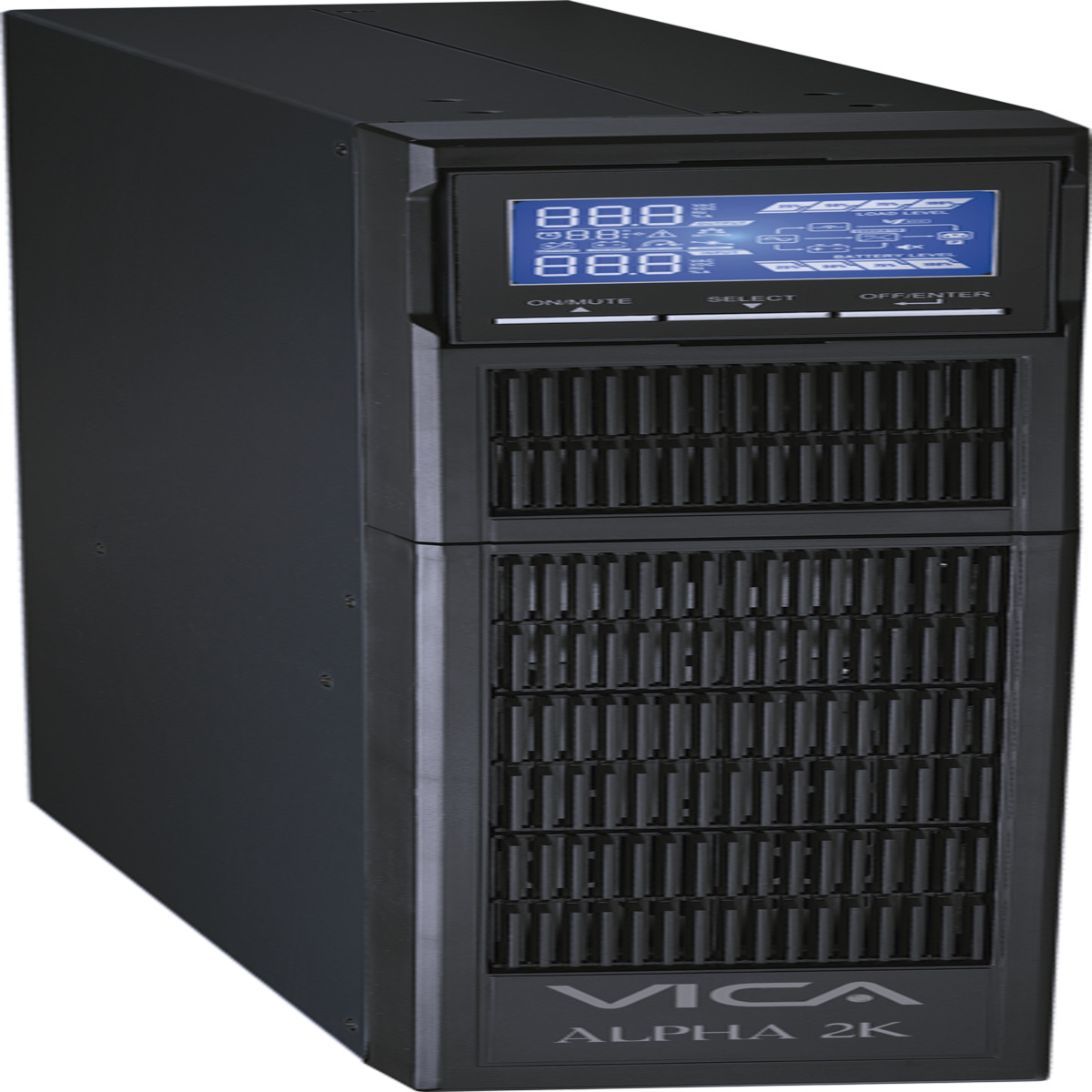 (ED)UPS/NOBREAK ONLINE DOBLE CONVERSION T/R VICA 2KVA/2000W (ALPHA 2KVA)