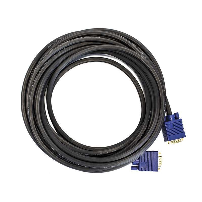 CABLE VORAGO VGA MACHO-MACHO 10 METROS NEGRO CAB-205