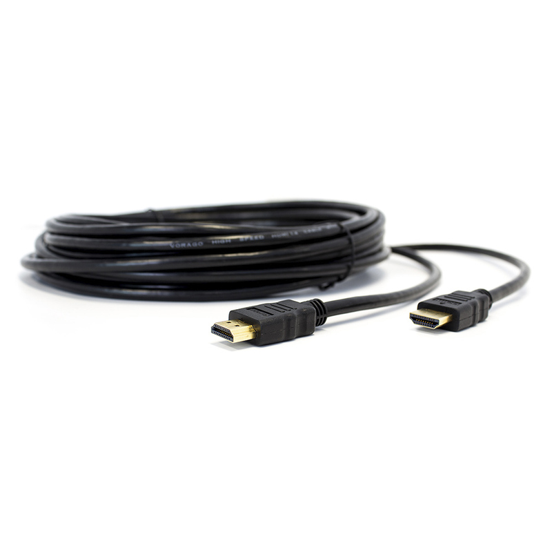 CABLE VORAGO HDMI MACHO-MACHO 10 METROS NEGRO CAB-206