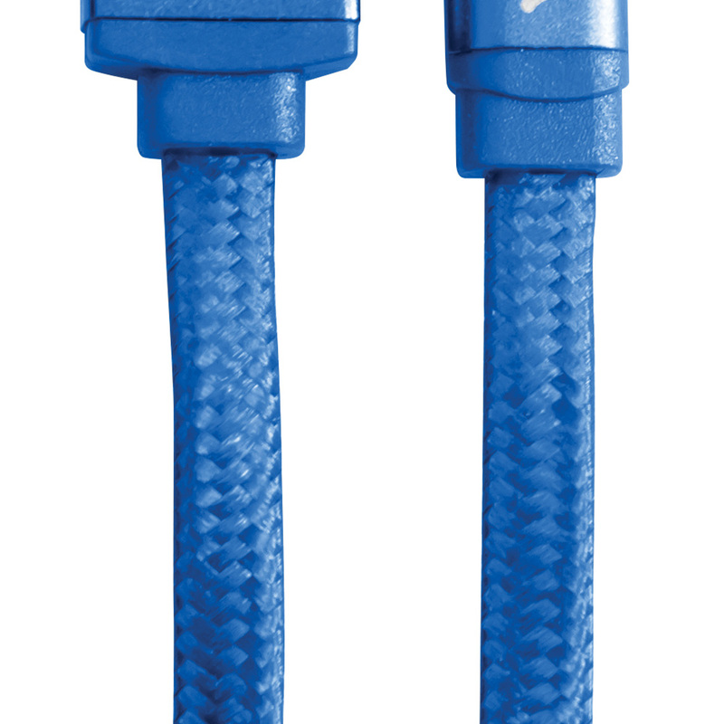 CABLE VORAGO USB-APPLE LIGHTNING (8 PINES) 1 METRO AZUL CAB-119-BL