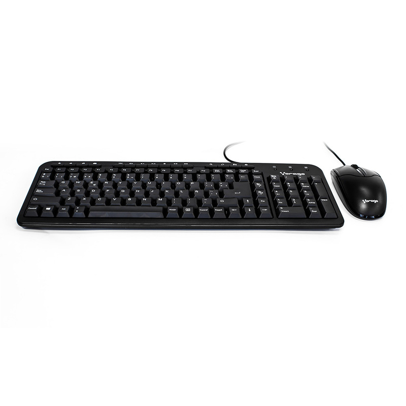 KIT VORAGO KM-105 TECLADO Y MOUSE ALAMBRICO MULTIMEDIA USB