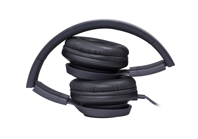 AUDIFONOS ACTECK ON-EAR CON MICROFONO METALICOS GRIS MB-02012