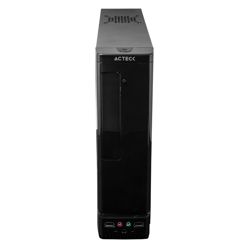 GABINETE ACTECK-E SLIM MICRO ATX/MINI ITX/FUENTE 450W/ SLIM AC-929042