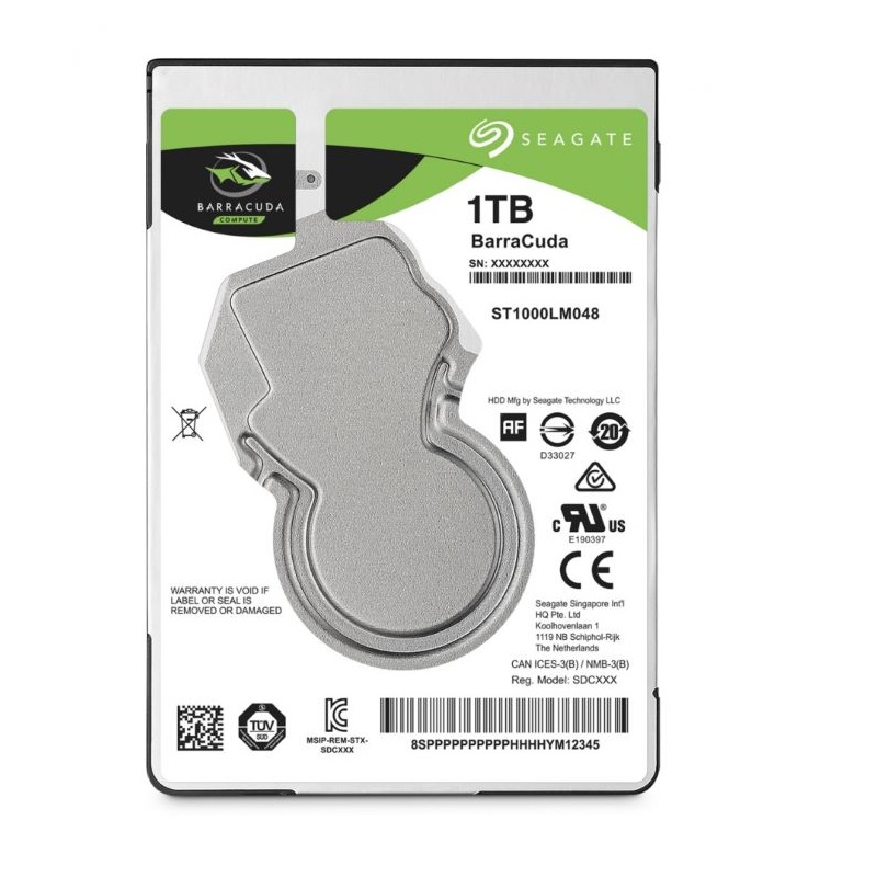 DISCO DURO INTERNO SEAGATE 1TB 2.5 ST1000LM048 7MM 5400RPM BARRACUDA