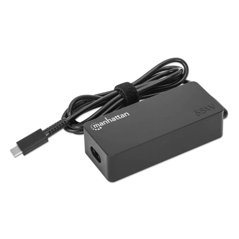 CARGADOR UNIVERSAL PARA LAPTOP USB C 65W MANHATTAN 102513