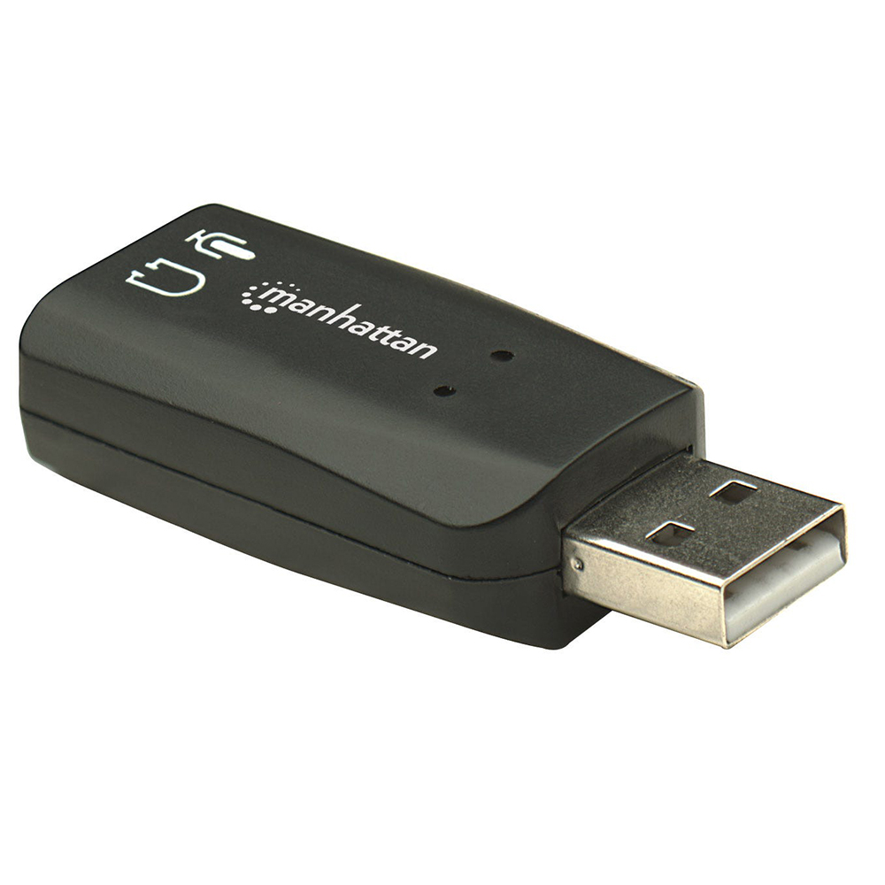 CONVERTIDOR MANHATTAN USB 2.0 A TARJETA SONIDO 5.1 150859