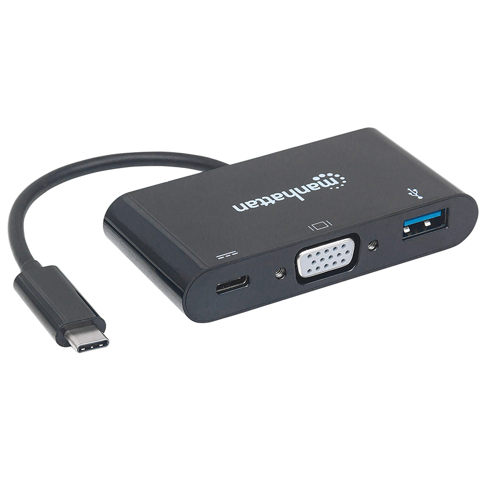 CONVERTIDOR DE VIDEO MANHATTAN DE USB TIPO C A SVGA HEMBRA 152044