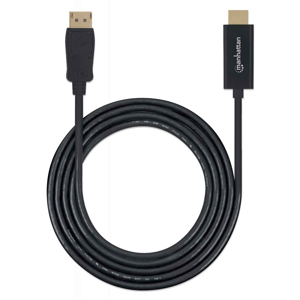 CABLE MANHATTAN DISPLAYPORT A HDMI M-M 1080P 1.0 MTS 152662