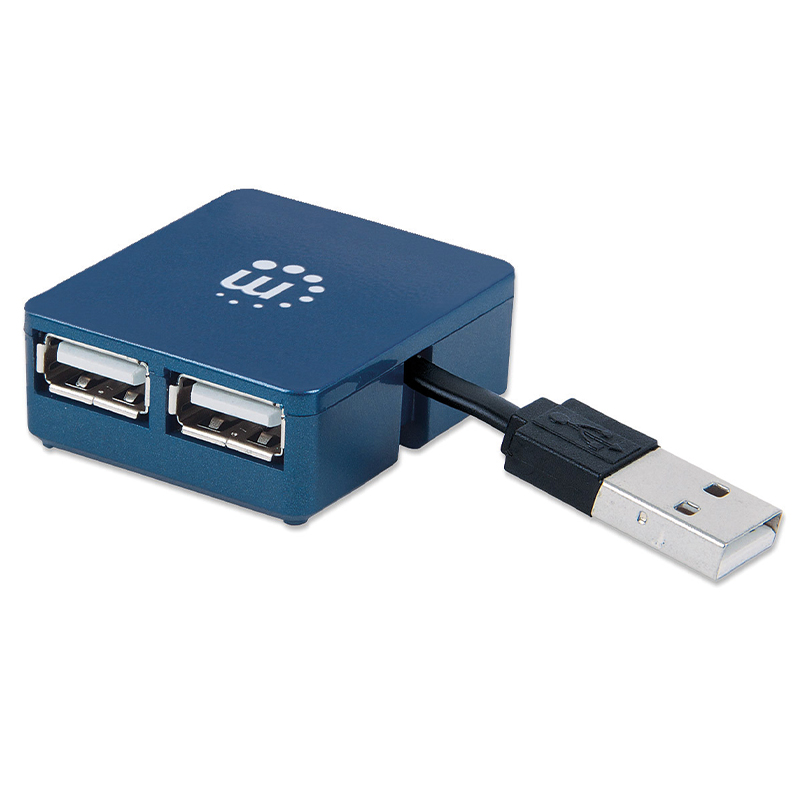 CONCENTRADOR HUB MANHATTAN USB V2.0 4 PTOS MICRO 160605