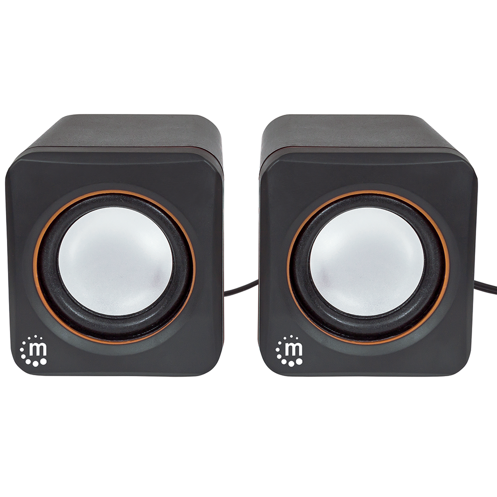 BOCINAS MANHATTAN SERIE 2600 VIA USB 2 ALTAVOZ CUBO PLUG 3.5MM 161435