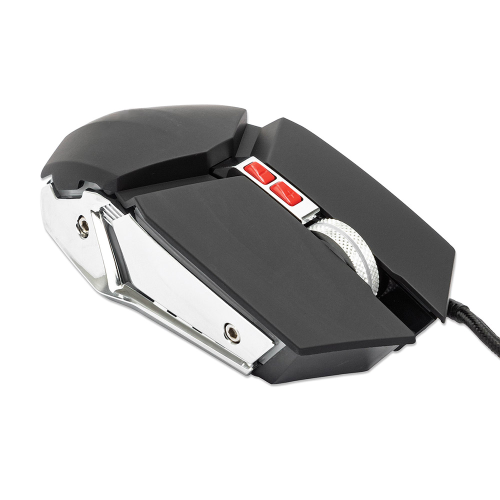 MOUSE MANHATTAN OPTICO GAMING 7 BOTONES USB 3200 DPI LUZ LED 179348