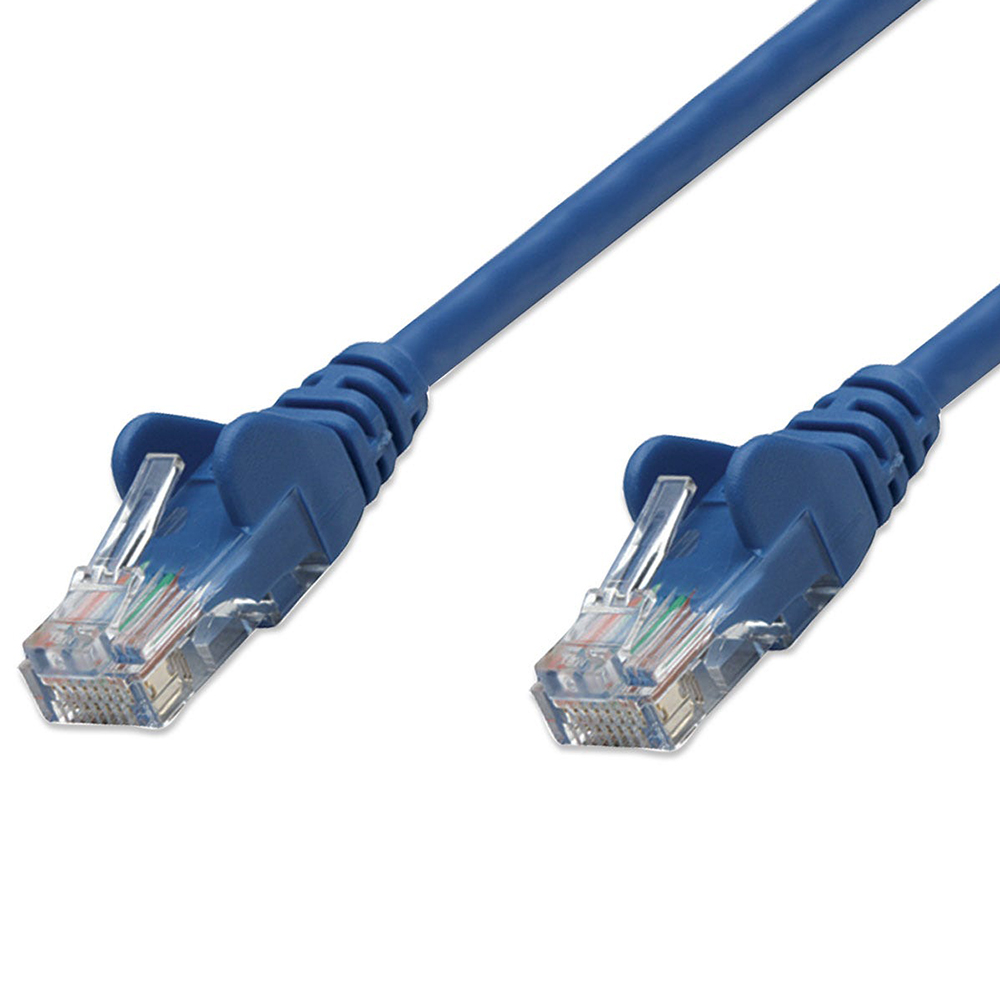 CABLE PATCH INTELLINET RJ45 1.0M(3.0F) CAT5E UTP AZUL M-M 318938