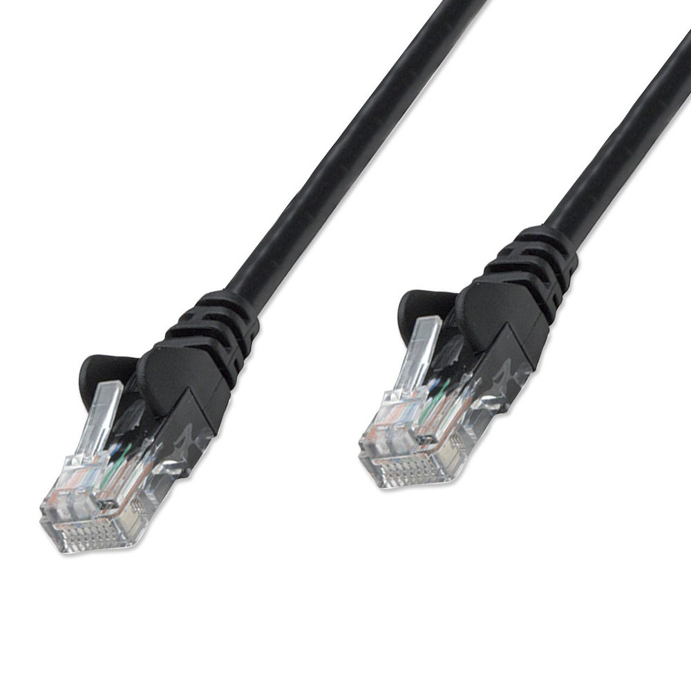 CABLE PATCH INTELLINET RJ45 1.0M(3.0FT) CAT6 UTP NEGRO M-M 342049