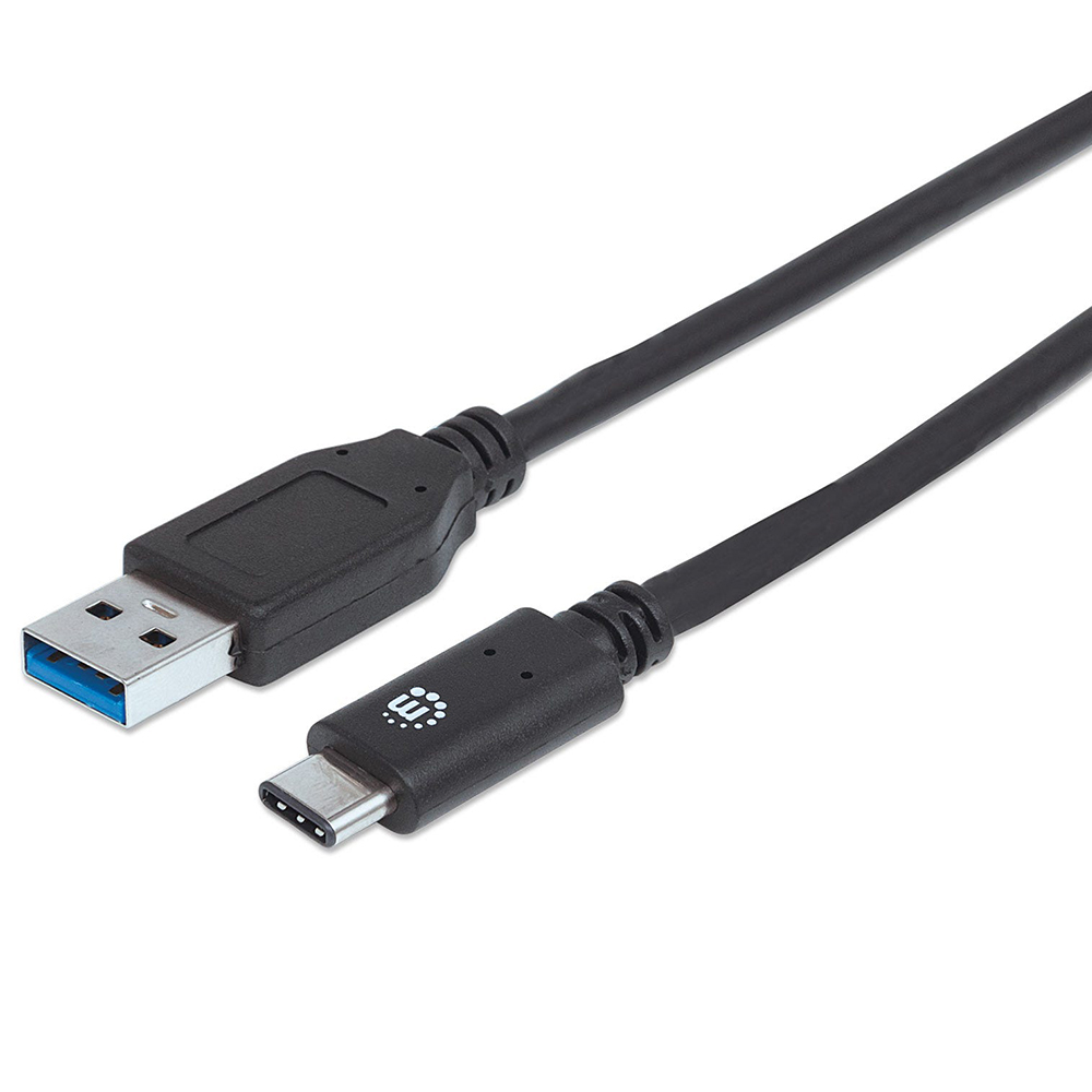 Cable USB MANHATTAN A MACHO-TIPO C MACHO 1.0M V3.1 353373