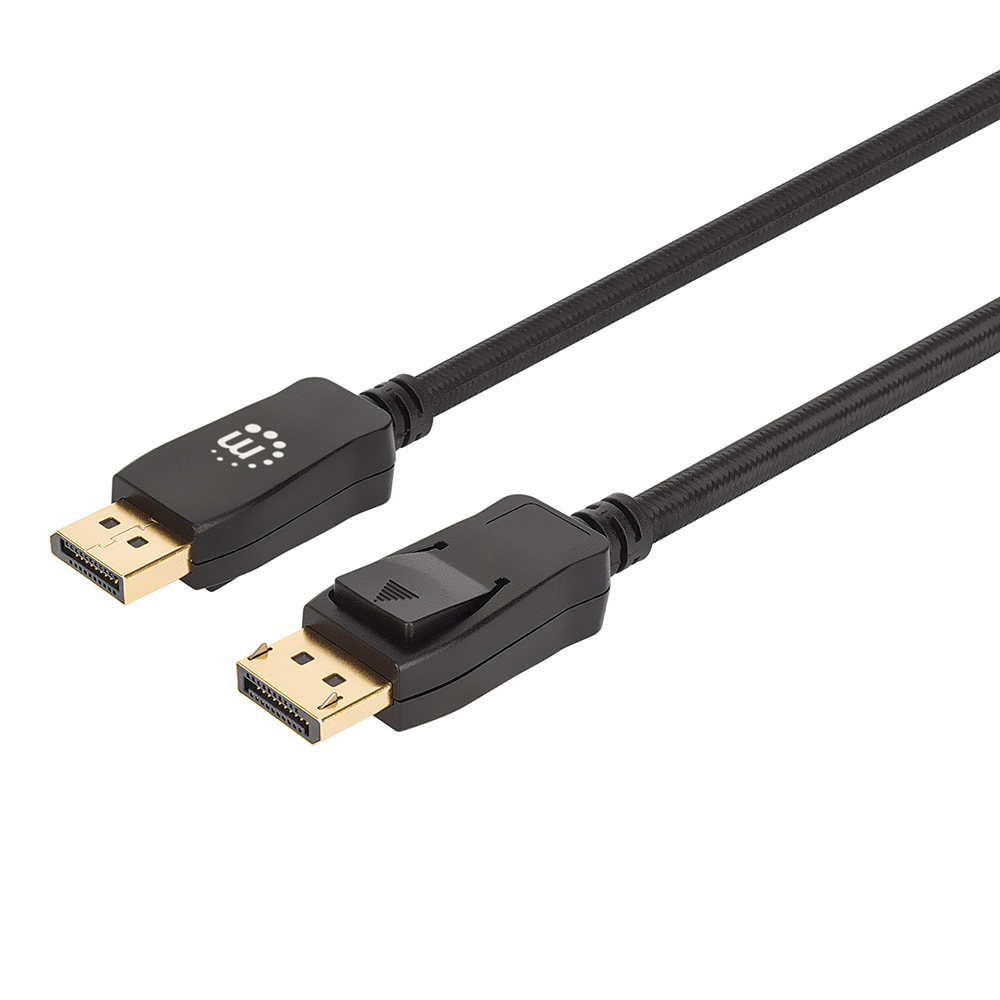 CABLE DISPLAYPORT MANHATAN V1.4 M-M 3.0M NEGRO 8K@60HZ/4K@120HZ 353625