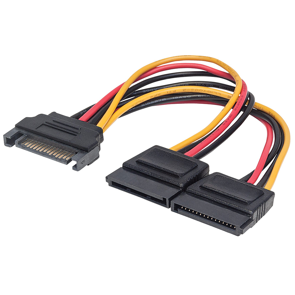 CABLE CORRIENTE MANHATTAN INT. HDD SATA 1M - 2H 354554