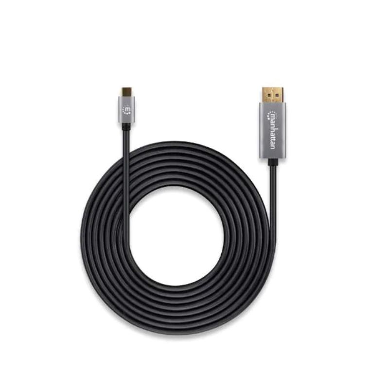 CABLE USB C A DISPLAYPORT M-M 3 MTS 8K60HZ MANHATTAN 354851