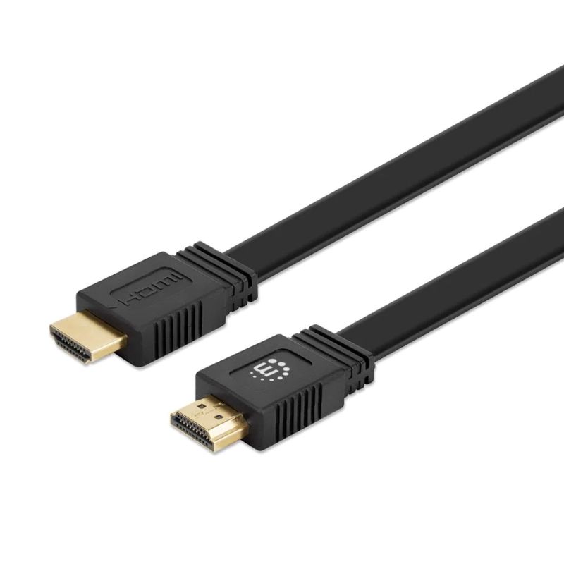 CABLE HDMI 10 METROS MANHATTAN PLANO CON ETHERNET 4K 60HZ 355643 (766623355643-M)