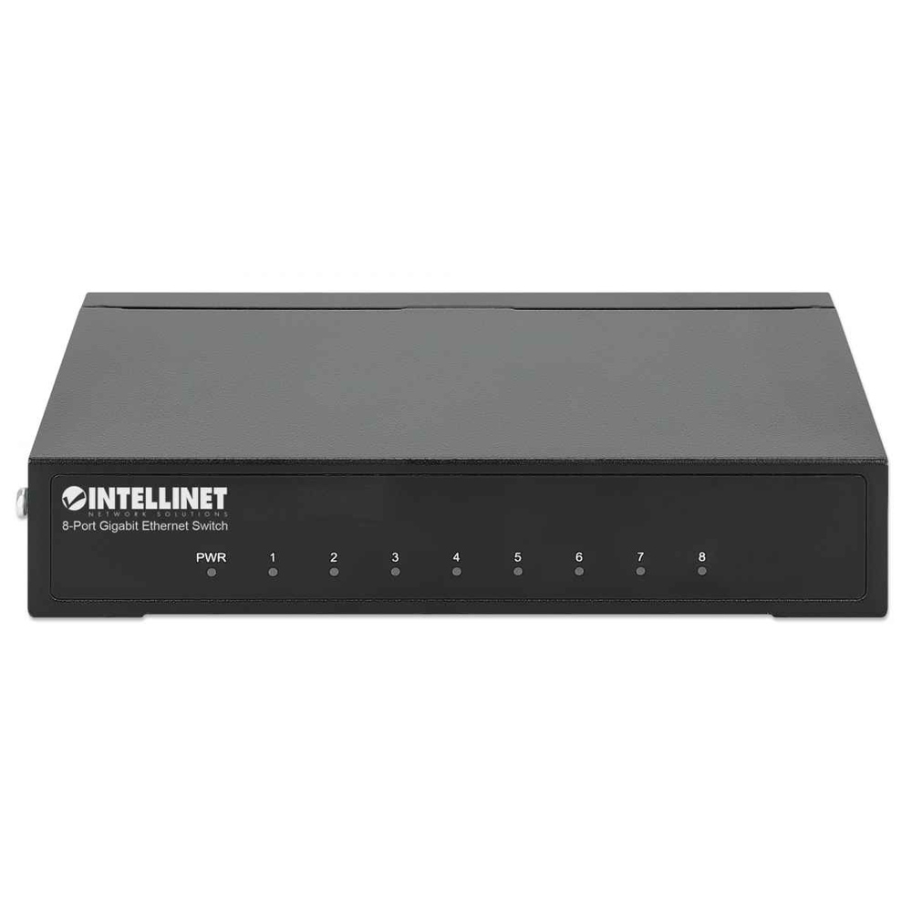 SWITCH INTELLINET GIGABIT 8 PTOS METAL ESCRITORIO 530347