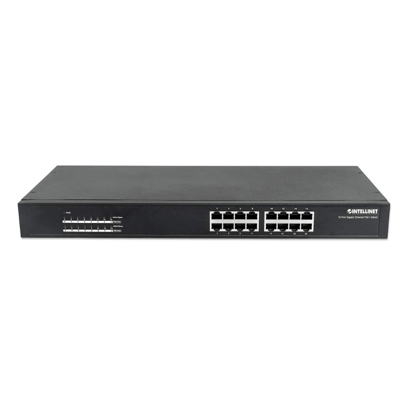 SWITCH POE INTELLINET 19" GB 16 PTOS 220W, 30W X PTO (560993)