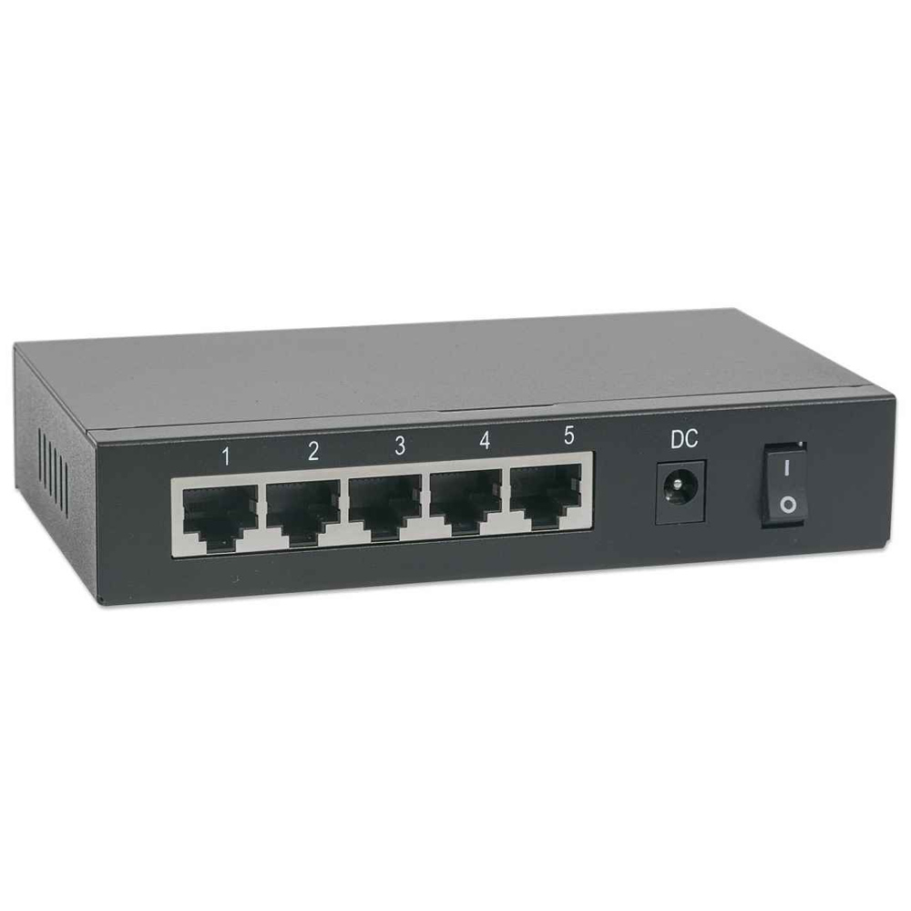 PoE SWITCH INTELLINET GIGABIT 5 PTOS 30W/PTO, 68W ESCRITORIO 561082